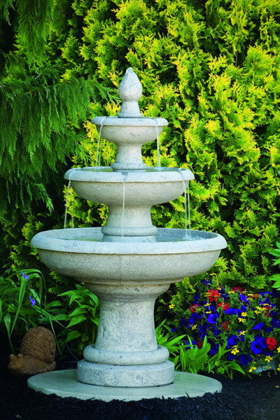 Classical to Modern Style Three Tier Picasso Garden Fountain